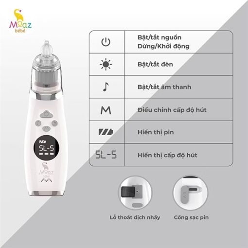 Moaz bebe máy hút mũi mũi MB095 - Hình ảnh 3