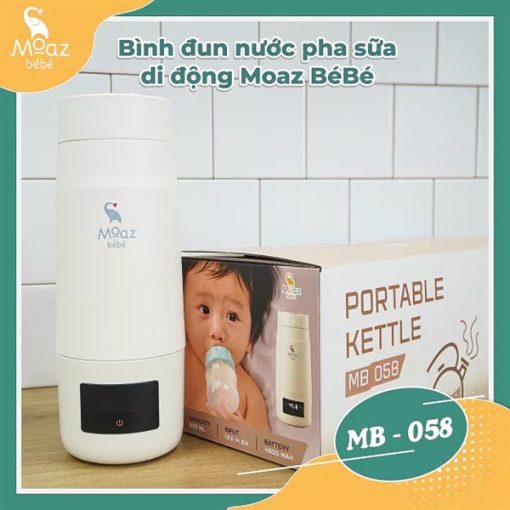 Bình đun nước pha sữa di động moaz MB058 - Hình ảnh 5