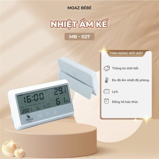 Nhiệt kế ẩm moaz 027 - Hình ảnh 3