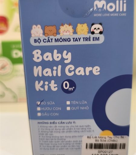 Bộ Cắt Móng Tay Cho Bé - Bò Sữa