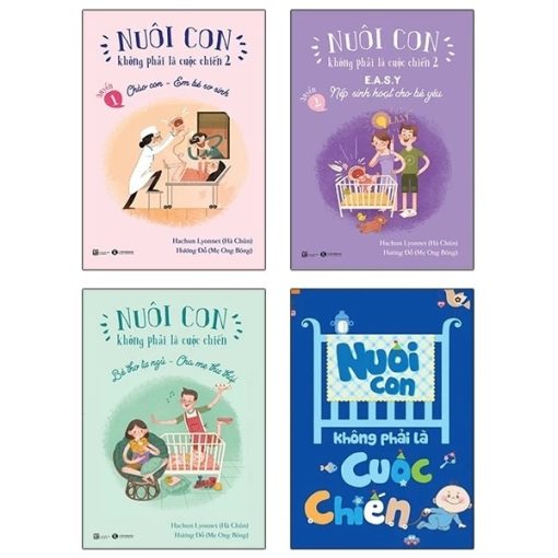 Combo bộ nuôi con không phải là cuộc chiến 4 cuốn
