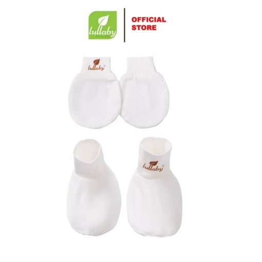 set bao tay bao chân lullaby trắng