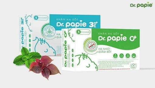 khăn hạ sốt cho bé 3m+
