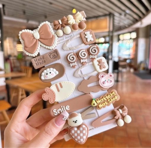 vỉ kẹp tóc bé gái 16 chi tiết - Hình ảnh 2