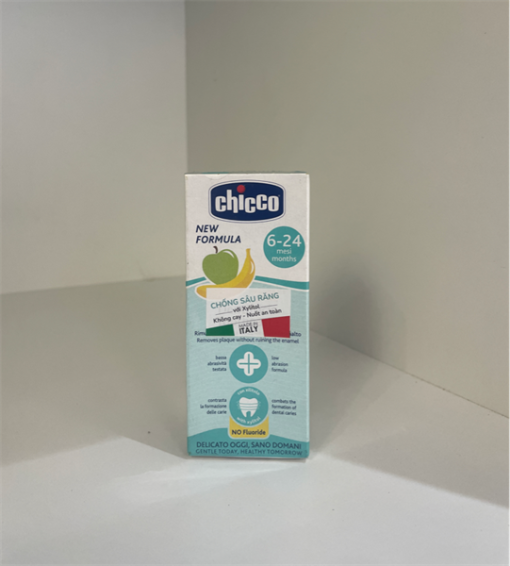 Kem đánh răng Chicco hương Chuối - Táo 6M+