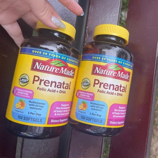 Viên uống bổ sung vitamin + dha cho mẹ bầu Nature Made prenatal 150V Mỹ - Hình ảnh 4
