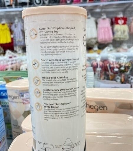 Bình sữa Hegen PPSU 330ml núm ti size l trên 6 tháng