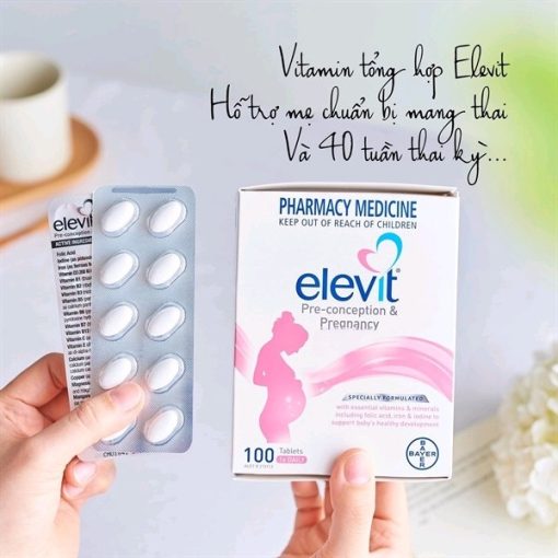 Elevit bầu bổ sung sắt và axit folic