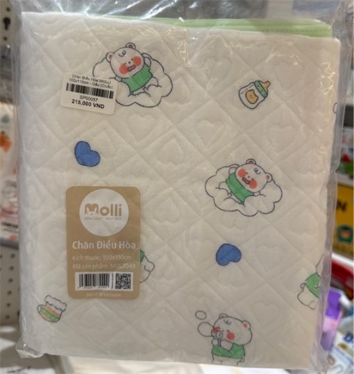 Chăn Điều Hòa MOLLI 100x110cm - Thỏ Bánh Mì