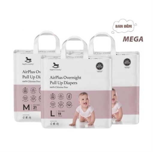 Bỉm quần đêm Applecrumby mini L