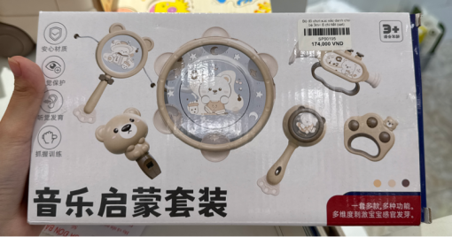 Bộ đồ chơi xúc xắc dành cho bé 3m+ 6 chi tiết