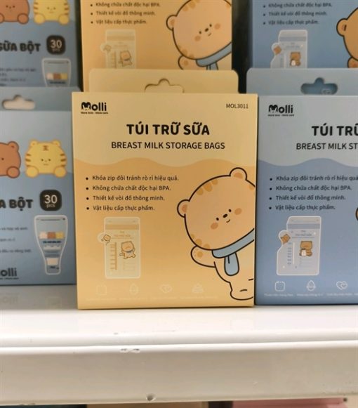Túi trữ sữa moli 200ml