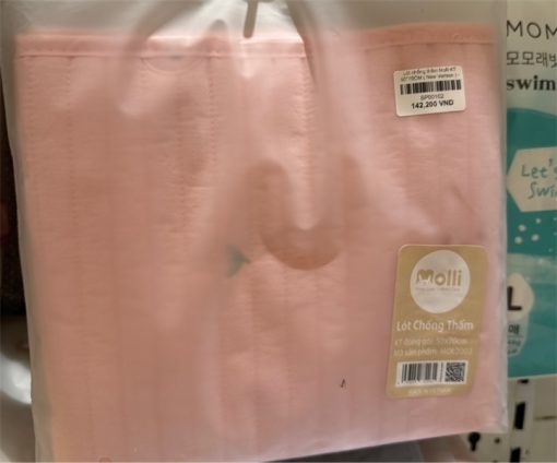 Lót chống thấm Molli KT 50*70CM ( New Verison ) - Mặt Thỏ