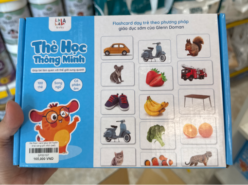 thẻ flash card giúp bé luyện khả năng ghi nhớ