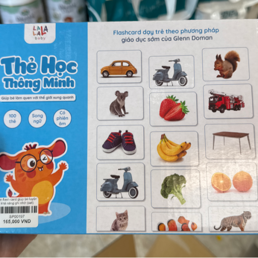 thẻ flash card giúp bé luyện khả năng ghi nhớ