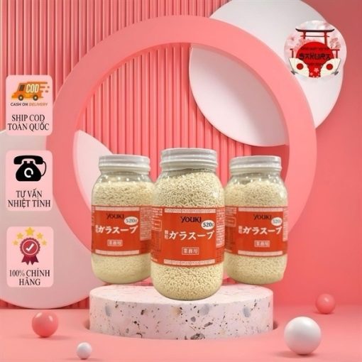 Goldbee- Hạt nêm Youki nhật bản 520g 1Y+