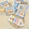 Goldbee- Set 5 chiếc khăn sữa sợi tre Bamboo Bunny (30*30 cm)