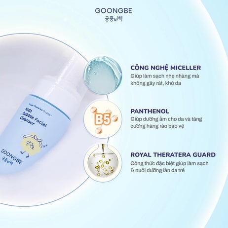 Goldbee- Sữa rửa mặt tạo bọt Goongbe 100ml 3Y+