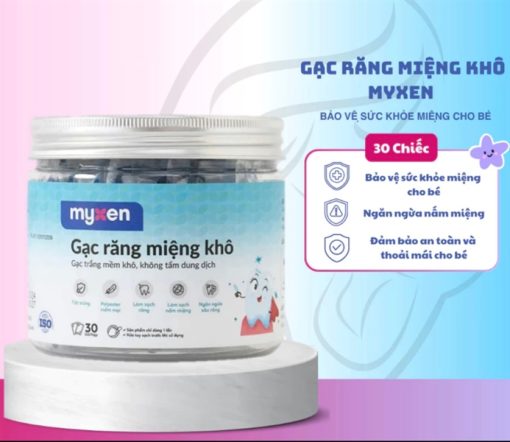 Goldbee- Gạc khô răng miệng Myxen (hộp/30 chiếc)