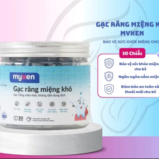 Goldbee- Gạc khô răng miệng Myxen (hộp/30 chiếc)