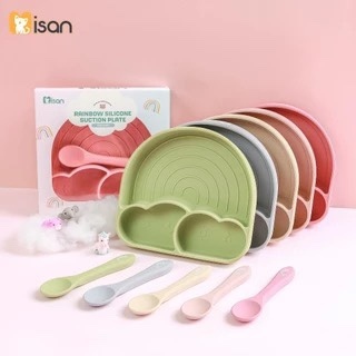 Goldbee- Khay ăn dặm misan cầu vồng các màu