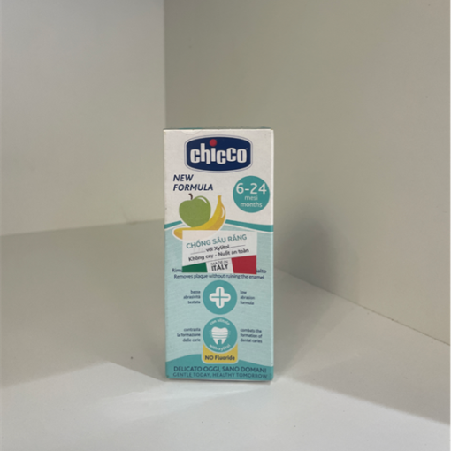 Goldbee- Kem đánh răng Chicco hương Chuối - Táo 6M+