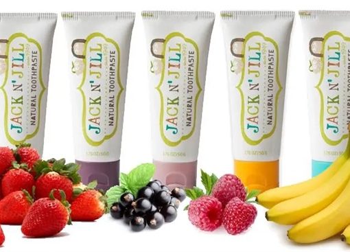 Goldbee - Kem đánh răng hữu cơ jacknjill vị mâm xôi 50gr