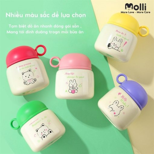 Goldbee- Bình Ủ Cháo Molli vàng 500ml