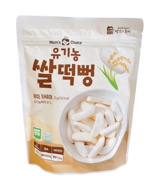 Goldbee- Bánh gạo hữu cơ mom's choice vị lúa mạch thanh dẹt 25g 6M+