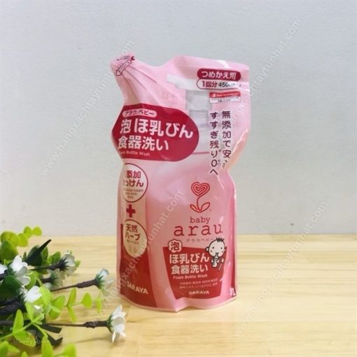 Goldbee- Nước rửa bình Arau baby 450ml ( túi)