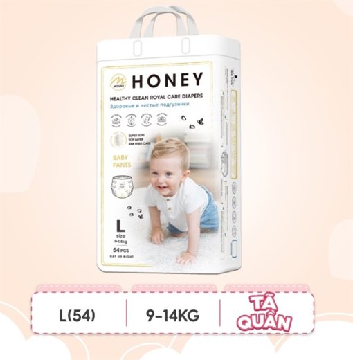 Goldbee- Bỉm quần Honey size L48 (9-14 kg)