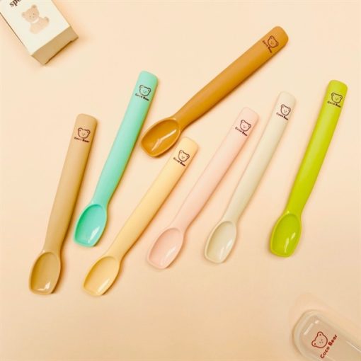 Goldbee- Thìa silicon coobear bảo vệ nướu