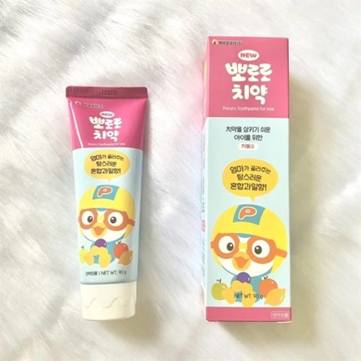 Goldbee- Kem đánh răng poporo vị hoa quả 90g 1Y+