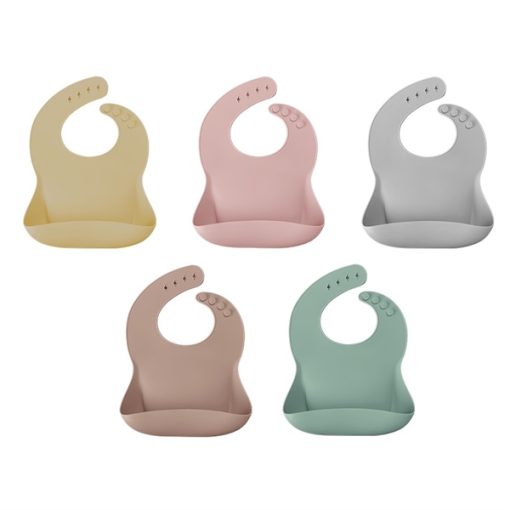 Goldbee- Yếm máng ăn dặm modui (cream/pink)