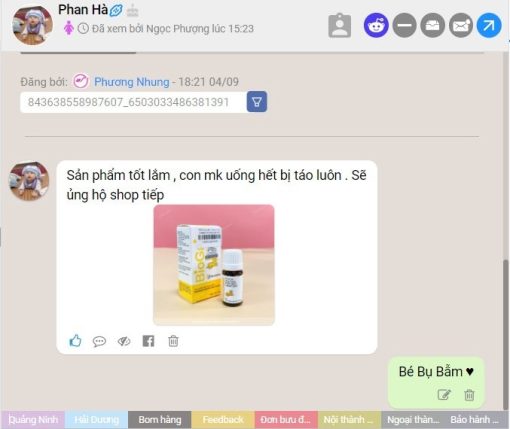 Goldbee- Men vi sinh lợi khuẩn Biogaia protectis baby 5ml