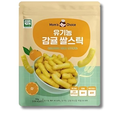 Goldbee- Bánh gạo hữu cơ mom’s choice vị cam que ngắn 30g 6M+