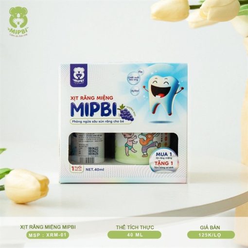 Goldbee- Xịt răng miệng Mipbi 40ml 1Y+