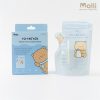 Goldbee- Túi trữ sữa khoá zip molli 250ml màu xanh (hộp/30 chiếc)