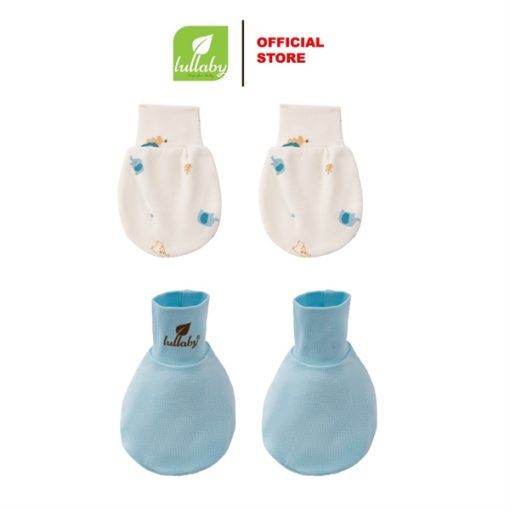 Goldbee.- Set bao tay/ chân lullaby 1M+ (trắng xanh)