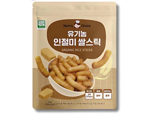 Goldbee- Bánh gạo hữu cơ mom's choice vị đậu nành que ngắn 30g 6M+