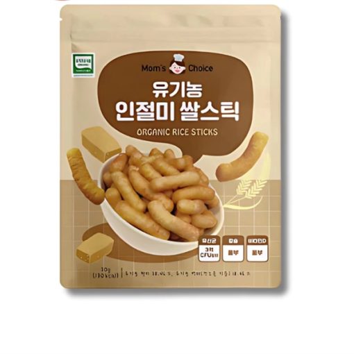Goldbee- Bánh gạo hữu cơ mom's choice vị đậu nành que ngắn 30g 6M+