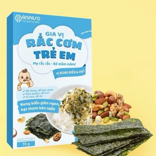 Goldbee- gia vị rắc cơm apaso vị rong biển 35g 1Y+