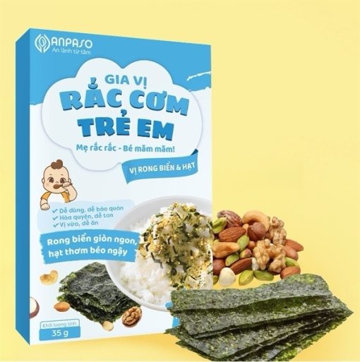 Goldbee- gia vị rắc cơm apaso vị rong biển 35g 1Y+