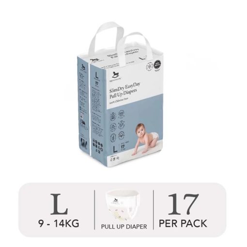 Goldbee- Bỉm quần ban ngày Applecrumby SlimDry size L17 (9-14kg)