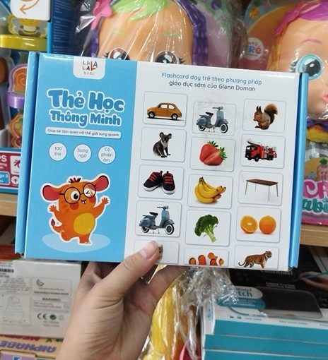 Goldbee - Thẻ học thông minh lalababy xanh
