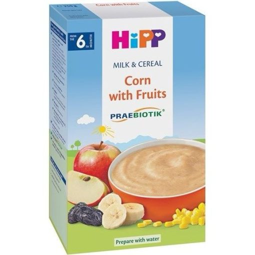 Goldbee- Bột ăn dặm Hipp vị chuối mận táo bắp 250g 6M+