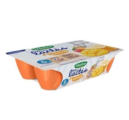 Goldbee -Sữa chua Bledina vị xoài 55g 6M+ (vỉ/6 hộp)