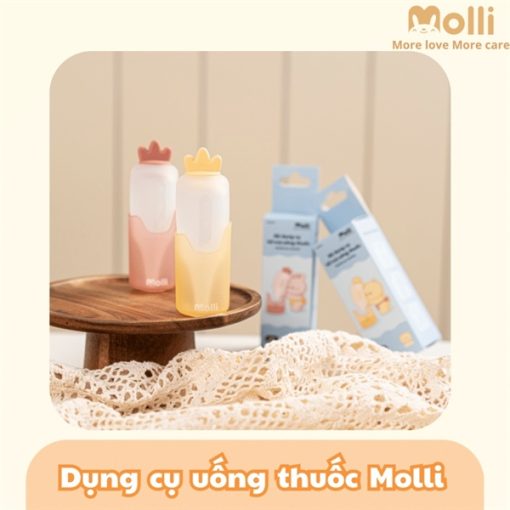 Goldbee- Bộ dụng cụ uống thuốc cho bé màu vàng 30ml 0M+