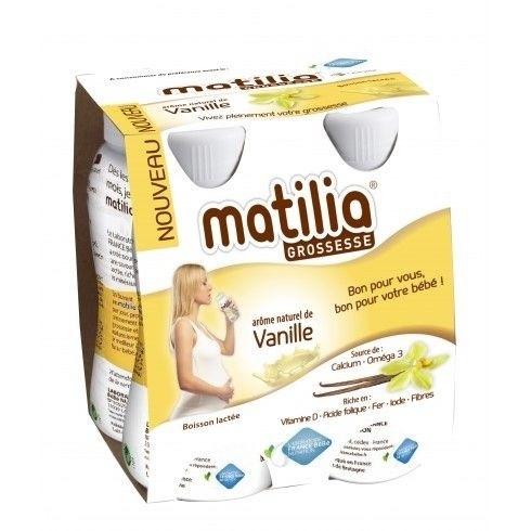 Goldbee- Sữa bầu Matilia vị vani 200ml (vỉ/ 4 chai)