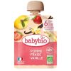 Goldbee- Trái cây nghiền hữu cơ Babybio vị dâu,táo, vani 90g 6M+